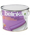 краска для стен и потолков мат. belinka latex (белинка латекс) 10 л