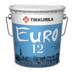 краска для стен водоэмульсионная 9 л. euro 12 (евро 12)