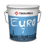 краска для стен водоэмульсионная 9 л. euro 7 (евро 7)