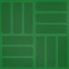 плитка тротуарная полимерпесчаная 330х330х38мм зелёная