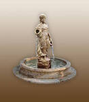 фонтан из натурального камня феличита малый, италия