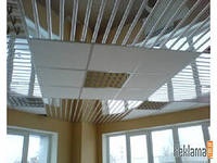 потолок реечный,металлик (ширина 135мм),суперхром,россия