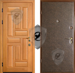 металлическая дверь массив + винилискожа