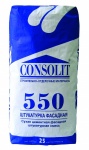 штукатурка цементная фасадная consolit 550