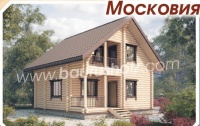 деревянный дом из оцилиндрованного бревна московия 114,46кв.м