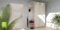 шкаф серии «твист лайт» мк-125/1, 2-х дверный в цвете песочный