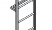 Лестница навесная для полувагона алюминиевая ЛНА-пв