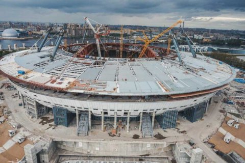 Жителям Петербурга предложили поучаствовать в завершении стройки «Зенит-Арены»