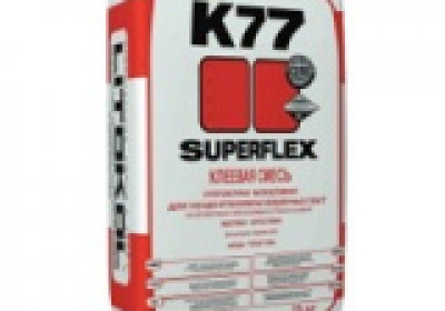 Литокол Клей для укладки плитки SUPERFLEX K77,25кг Суперэластичная высокоадгези...