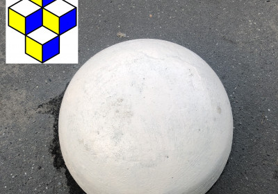 Антипарковочные бетонные полусферы диам.500 мм