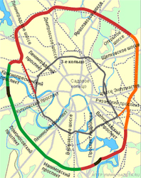 Четвертое транспортное кольцо схема