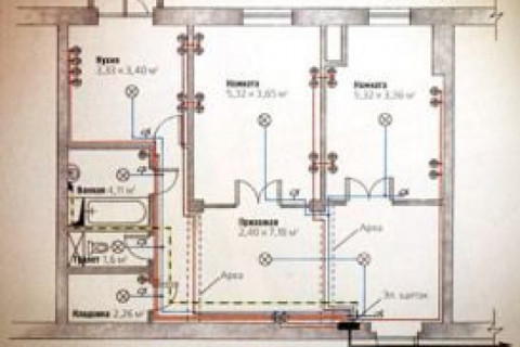 Какое примерно количество провода (пм) или кабеля нужно для смены электропроводки в двухкомнатной квартире площадью 50 м2? Если старая электропроводка выполнена из провода с алюминиевой жилой, возможна ли ее смена в одной из комнат на проводку с жилой из медного провода?