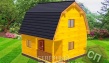 деревянный дом из бруса (6x6 м)