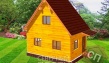 деревянный дом из бруса (6x4 м)
