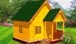 деревянный дом из бруса (5x4 м)
