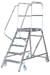 лестница-стремянка с площадкой