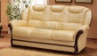 трехместный кожаный диван мартель