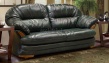 трехместный кожаный диван йорк