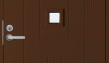 дверь входная basic b0060 (левая, правая) коричневая