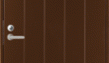 дверь входная basic b0010 (левая, правая) коричневая