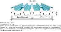 профнастил н75 окрашенный