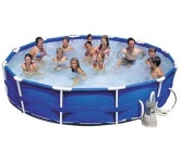 бассейн каркасный metal frame pool 457смх91см