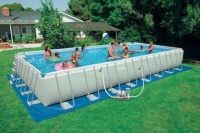 бассейн каркасныйintex rectangular ultra frame pool975х488х132