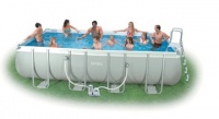 бассейн каркасный rectangular frame pool 549смх274х132см