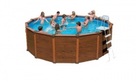 бассейн каркасный intex sequoia spirit wood-grain pool 569х135