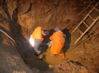 магистральный водопровод: подземная прокладка трубопровода