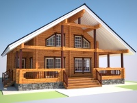 проект деревянного дома нордик