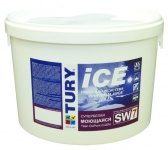 краска моющаяся супербелая в/д, tury ice sw-7, 20 кг