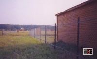 забор сетка рабица,проварка полосой2 ряда1,5-2м