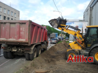 подготовка и выборка корыта с вывозом грунта, и вертикальной пл