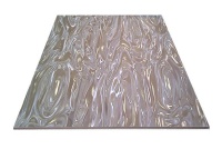 потолочная плита 3d, цвет серебро,рисунок волна.(сша)