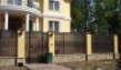 металлический забор зашитый поликарбонатом,россия
