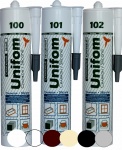 герметик силиконовый санитарный Unifom 101-106 310 мл.
