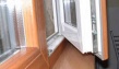 окно пвх 1400*1400 ламинированное снаружи махагон