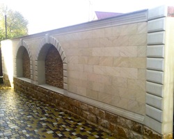 Фото облицовка заборов дагестанским камнем (53 фото)