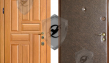 металлическая дверь массив + винилискожа