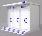 туалетные модули-павильоны экос-стандарт