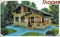 деревянный дом из оцилиндрованного бревна глория 139 кв.м