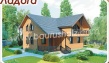 деревянный дом из оцилиндрованного бревна ладога 124.3 кв.м
