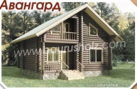 деревянный дом из оцилиндрованного бревна авангард 116.2 кв.м