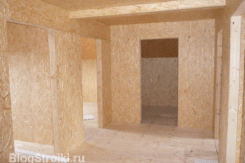 Внутренняя отделка стен каркасного дома панелями ОСП(OSB) вместо гипсокартона