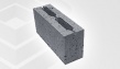 керамзитобетонный блок перегородочный 390х120х188 мм.
