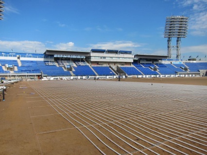 Инновационная технология Uponor для спортивного строительства