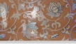 интерьерная панель с голограммой орнамент цветочный бежевый 200