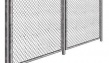 забор из сетки рабица h-2,0м