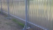 забор из профилированного листа оцинкованного на 3-х лагах 2,5м